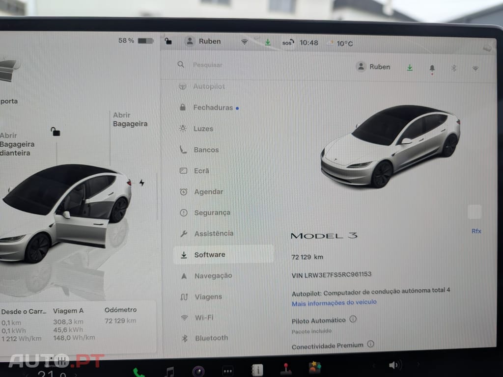 Tesla Model 3 Tração Traseira Premium