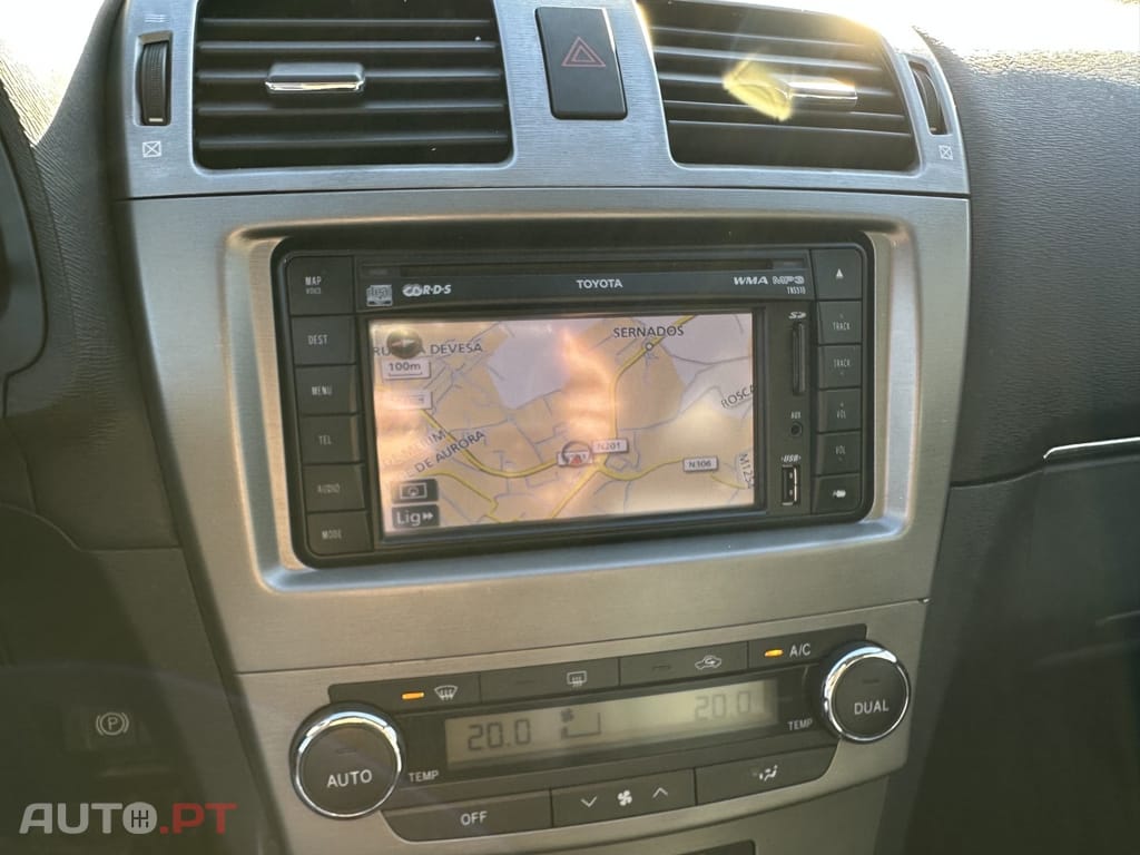 Toyota Avensis SD 2.0 D-4D Exclusive +Pele+GPS