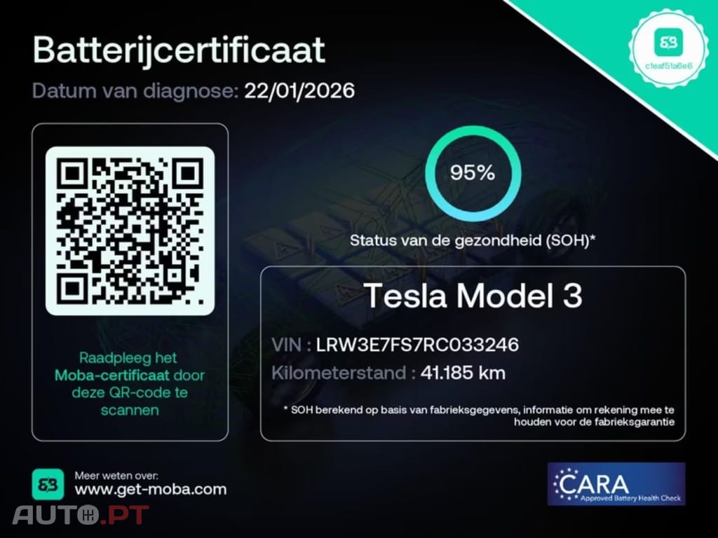 Tesla Model 3 Standard RWD Plus 95% I.V.A DEDUTIVEL