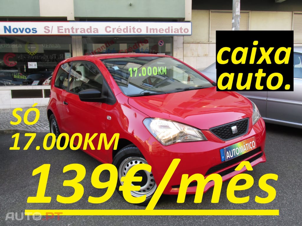 Seat Mii 1.0 Caixa Automática Só 17.000KM 139€/Mês*