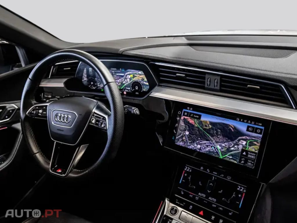 Audi E-Tron I.V.A DEDUTIVEL 55 S LINE BLACK 