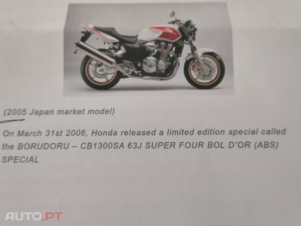 Honda CB CB1300SA BoruDoru (Super Four Bol D`Or Special)