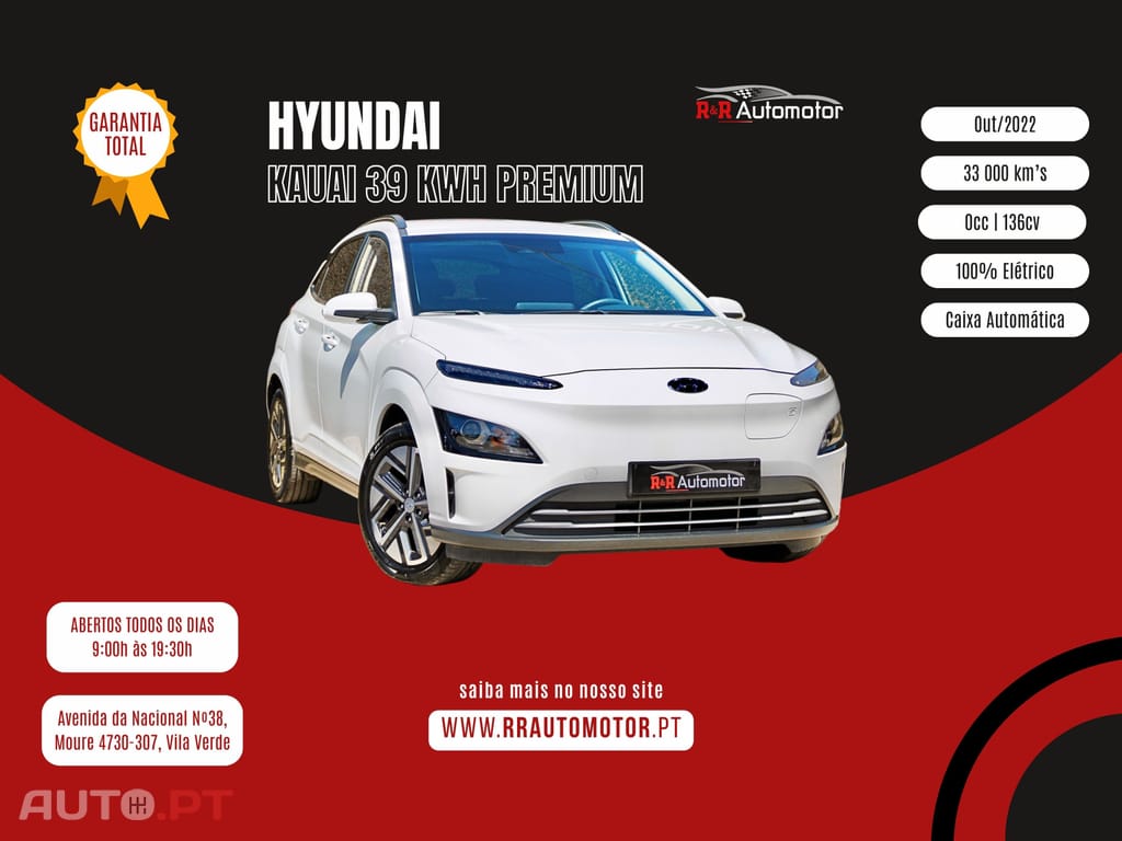Hyundai Kauai 39Kw/h Premium