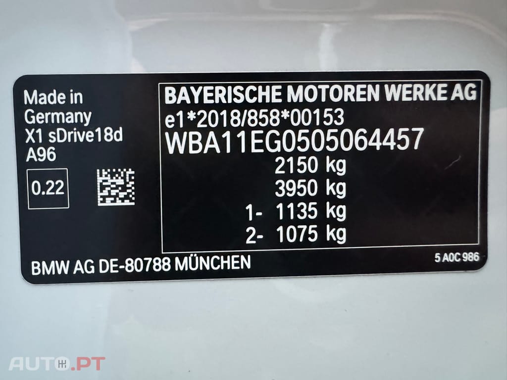 BMW X1 sDrive18d Pack Desportivo M