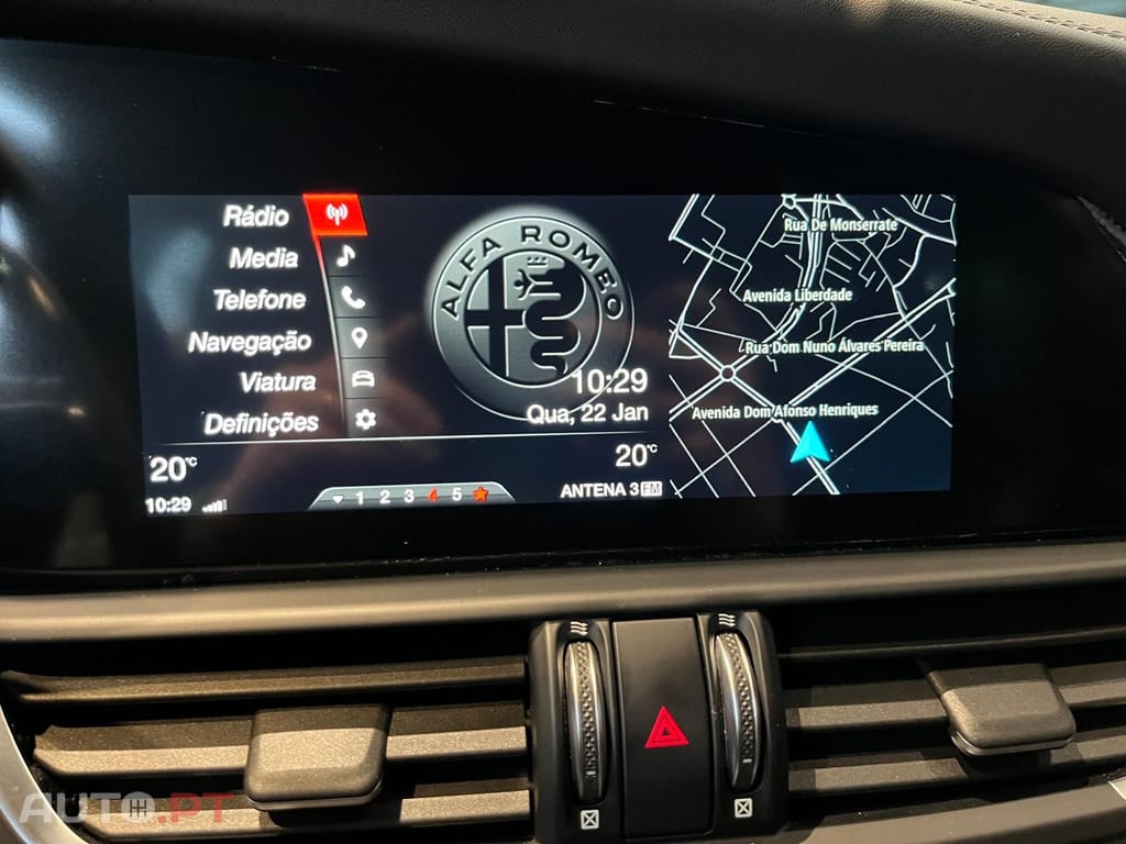 Alfa Romeo Giulia Quadrifoglio bi-turbo 510cv
