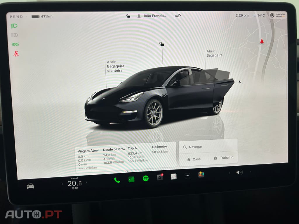 Tesla Model 3 Long Range Tração Traseira