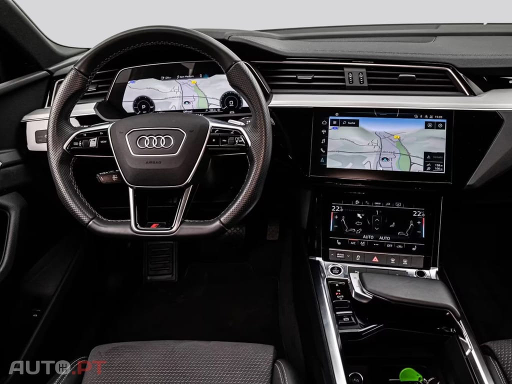 Audi E-Tron I.V.A DEDUTIVEL 55 Q S LINE ALL-BLACK