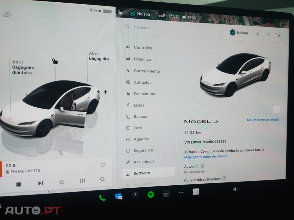 Tesla Model 3 Tração Traseira Premium