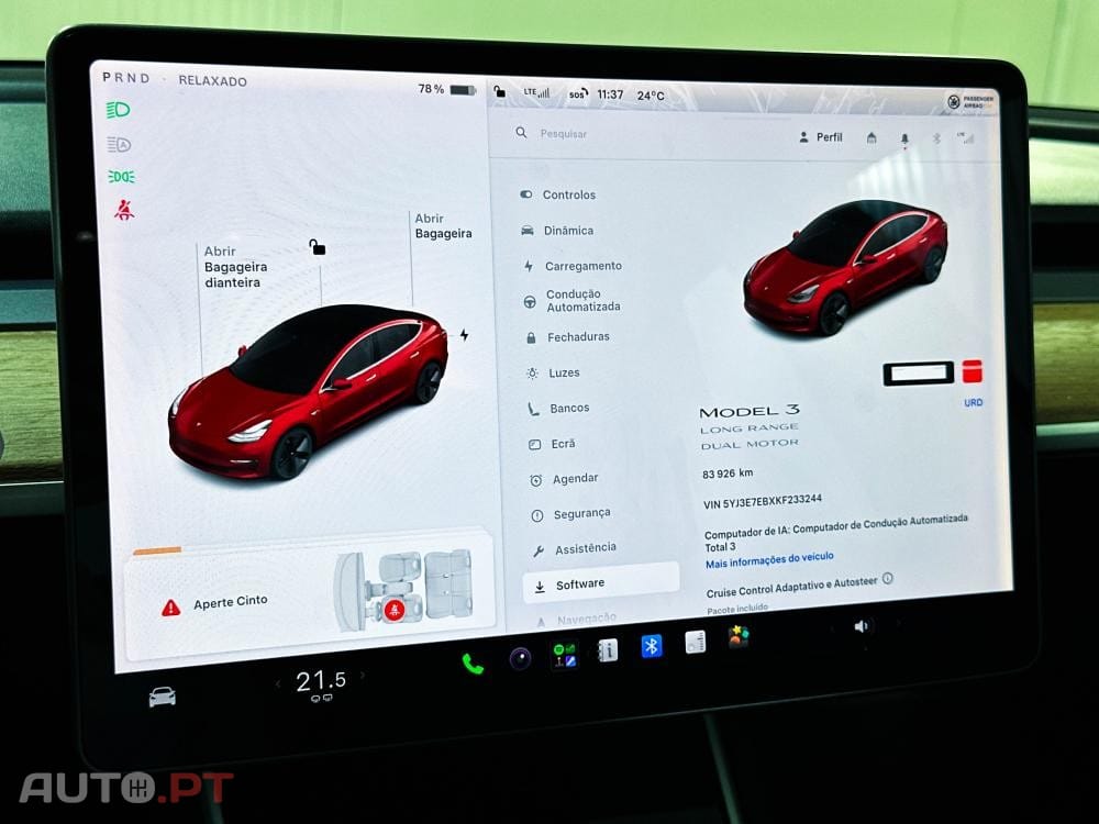 Tesla Model 3 Long Range Tração Integral