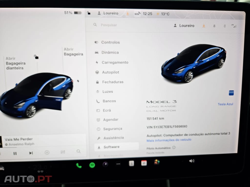 Tesla Model 3 Long Range Tração Traseira