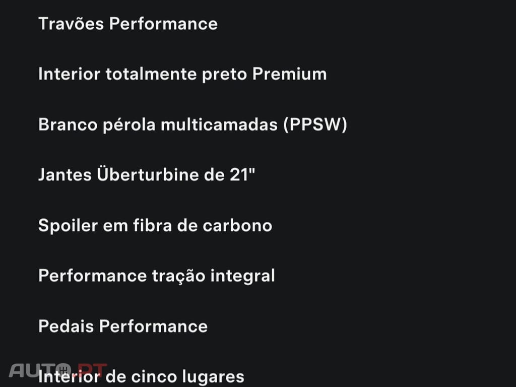 Tesla Model Y Performance Tração Integral
