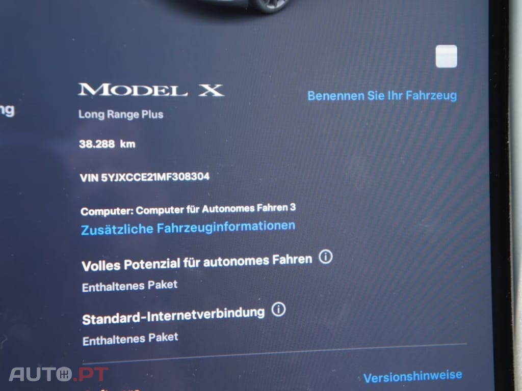 Tesla Model X I.V.A DEDUTIVEL Long Range