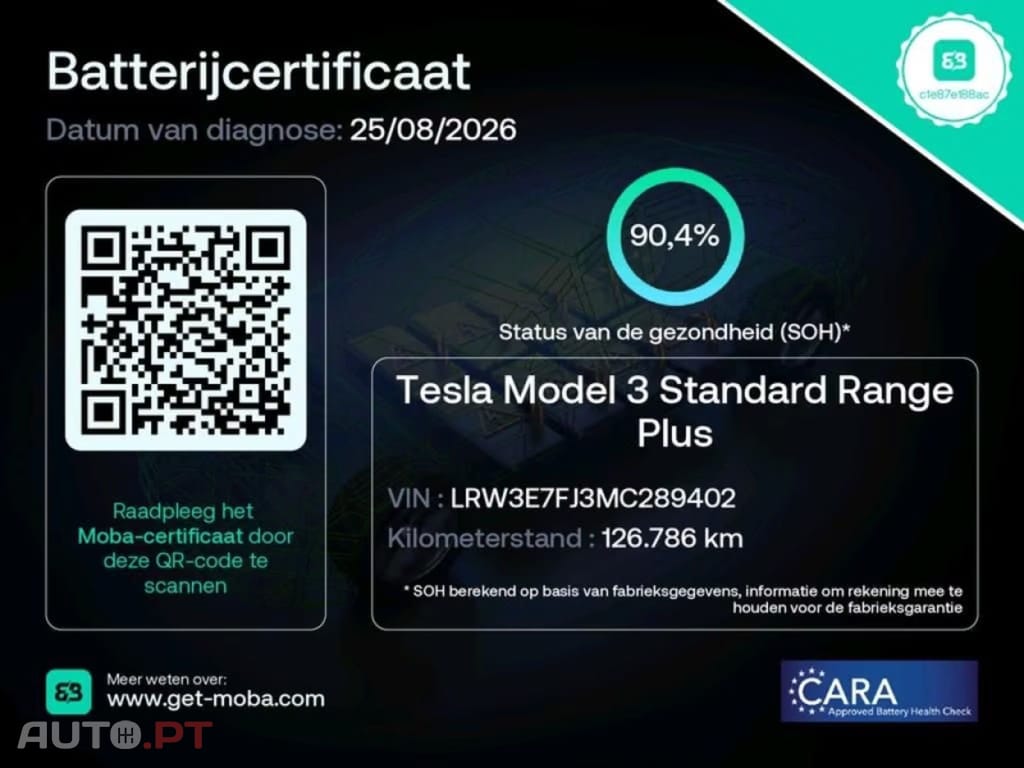 Tesla Model 3 Standard RWD Plus 90,4% I.V.A DEDUTIVEL