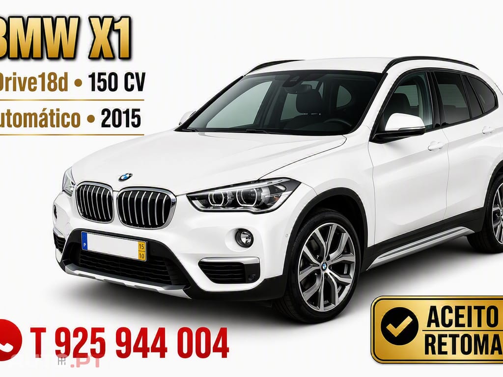 BMW X1 2.0 18d XLine Aceito Retoma