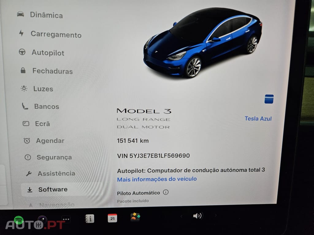 Tesla Model 3 Long Range Tração Traseira