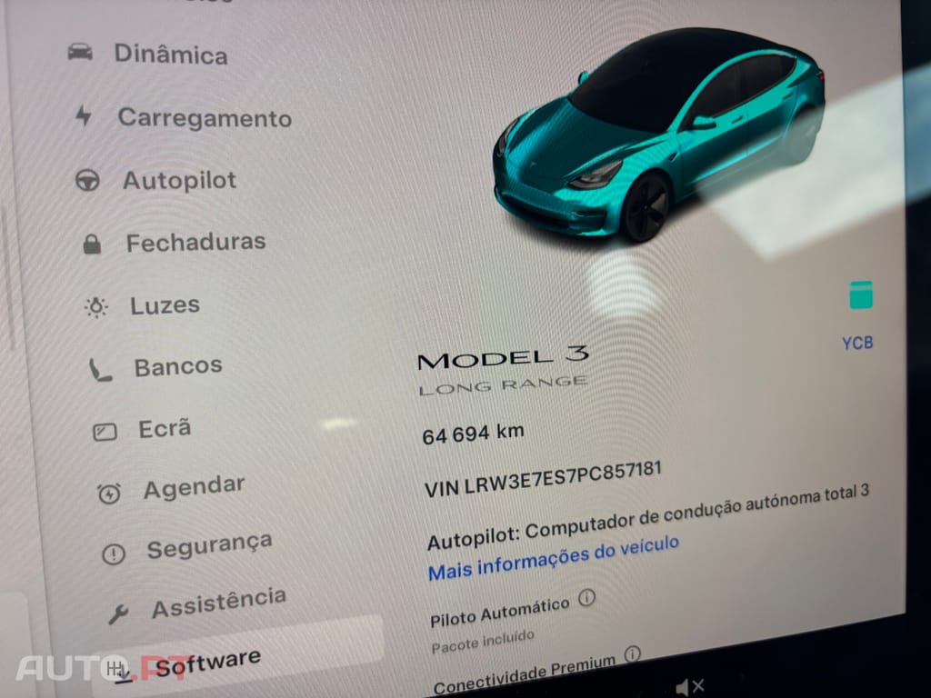 Tesla Model 3 Long Range Tração Traseira
