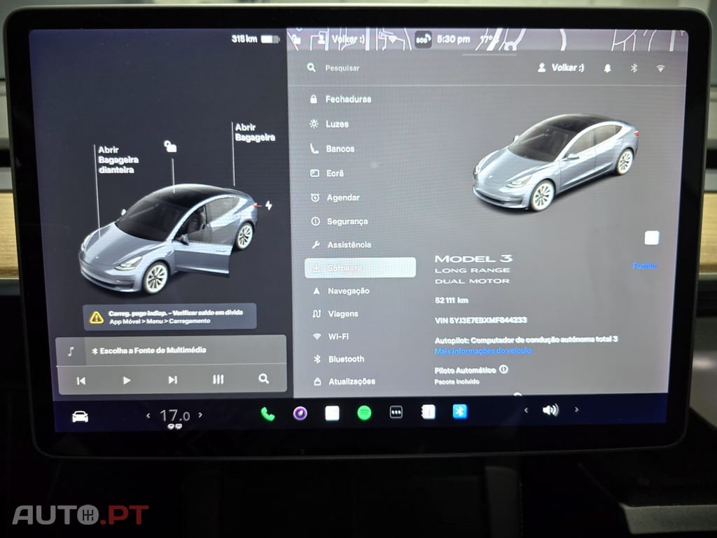 Tesla Model 3 Long Range Tração Integral