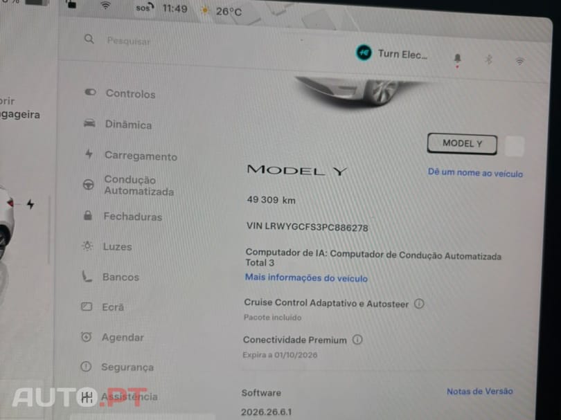 Tesla Model Y Tração Traseira
