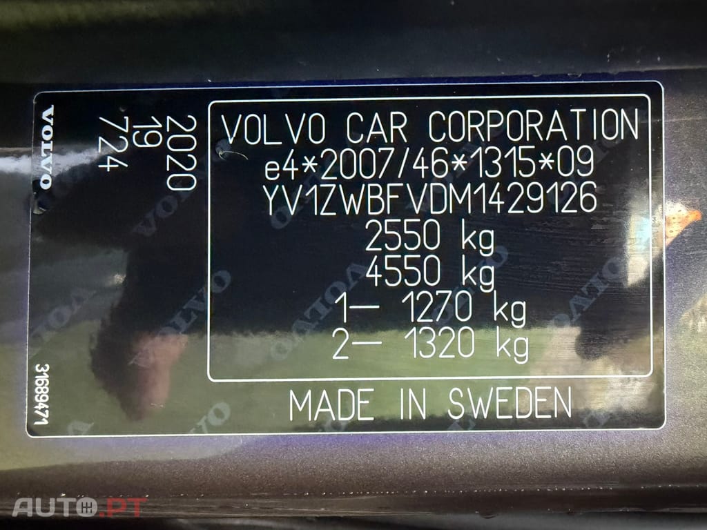 Volvo V60 2.0 T6 AWD TE R-Design