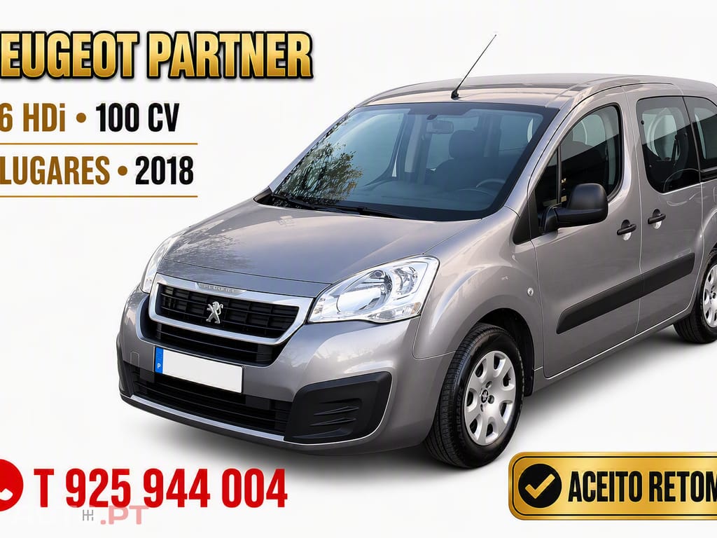 Peugeot Partner Tepee 1.6 HDi (5 LUG) Aceito Retoma
