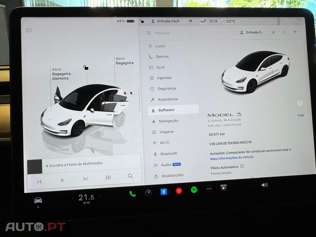 Tesla Model 3 Long Range Tração Integral