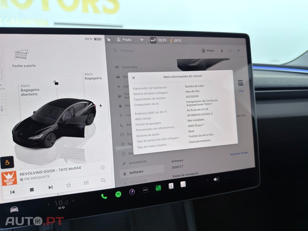 Tesla Model 3 Tração Traseira Premium