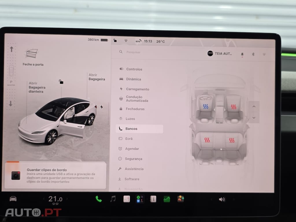Tesla Model 3 Tração Traseira Premium