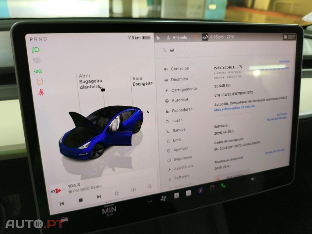 Tesla Model 3 Long Range Tração Integral