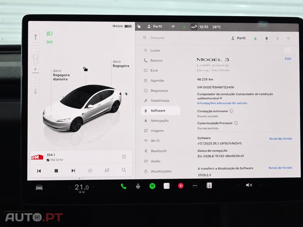 Tesla Model 3 Tração Traseira Premium