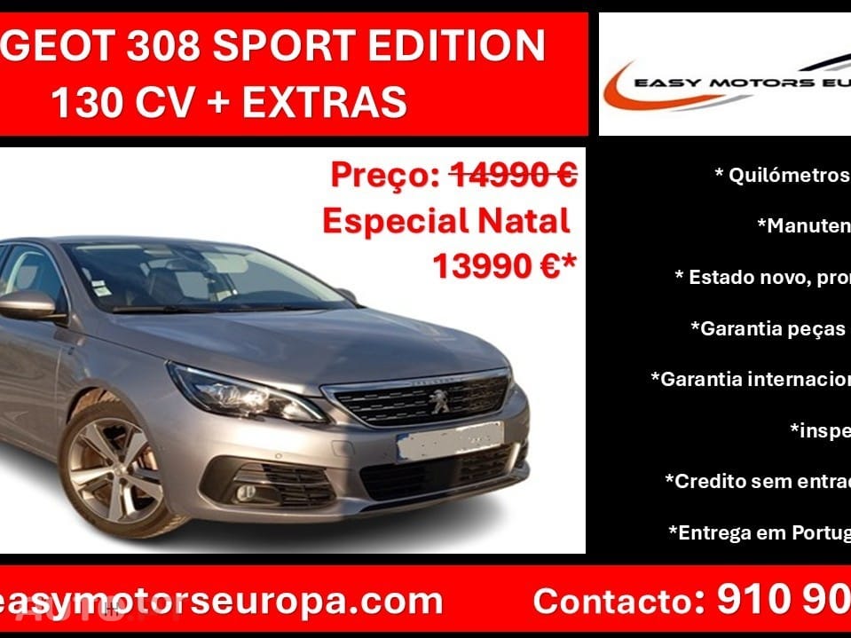 Peugeot 308 SPORT EDITION S&S 130 CV + EXTRAS