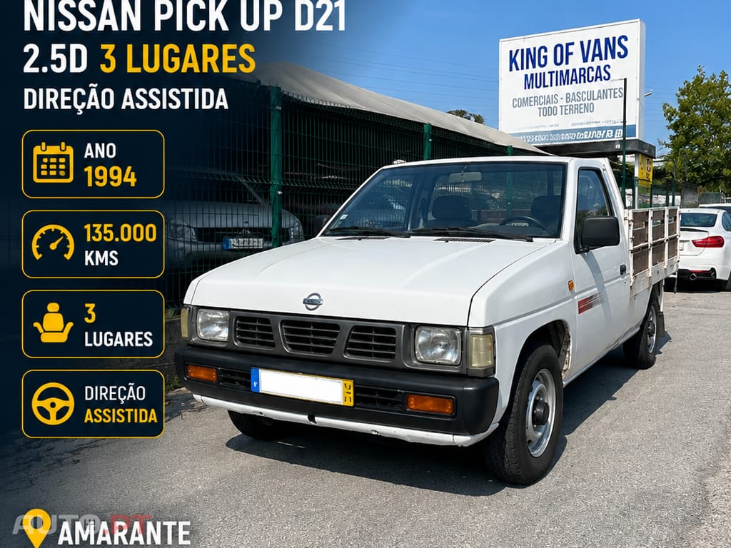 Nissan Pick Up D21 King Cab 2.5D 3Lugares