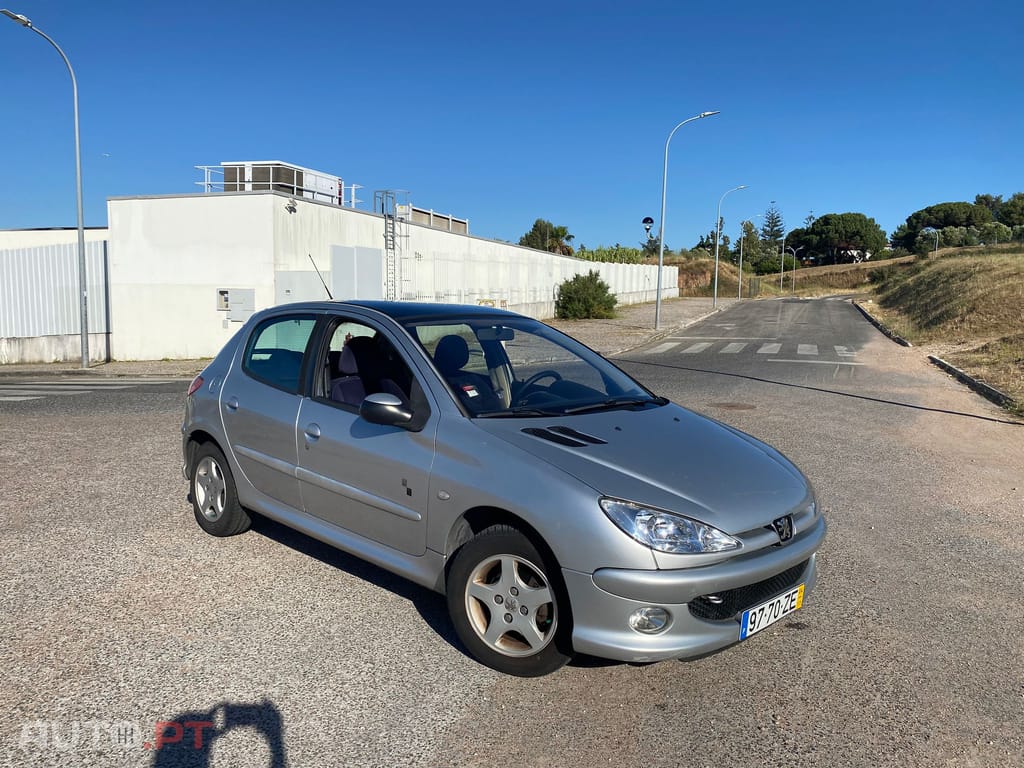 Peugeot 206 black and silver panoramico