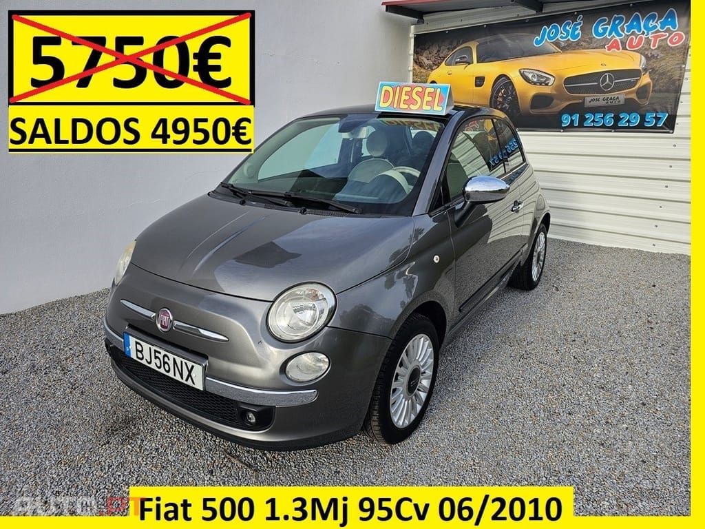 Fiat 500 1.3 Multijet 16V DPF Black Jack