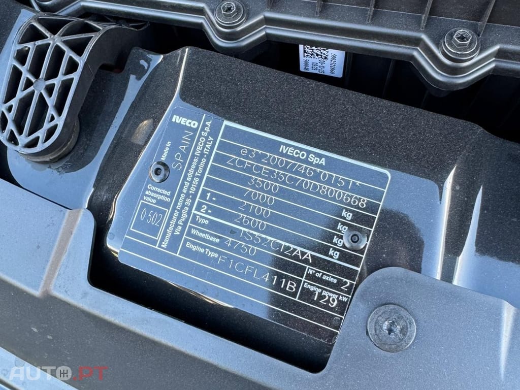 Iveco Daily 3.0  - 180 CV  CAIXA COM 6,19 M