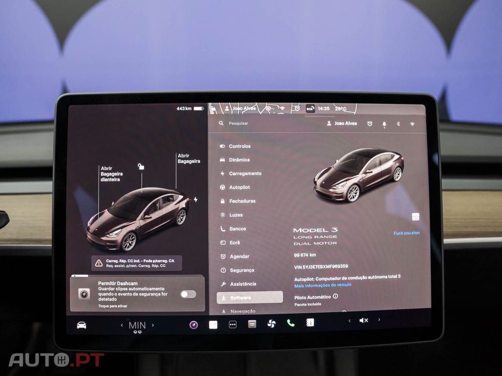 Tesla Model 3 Long Range Tração Integral