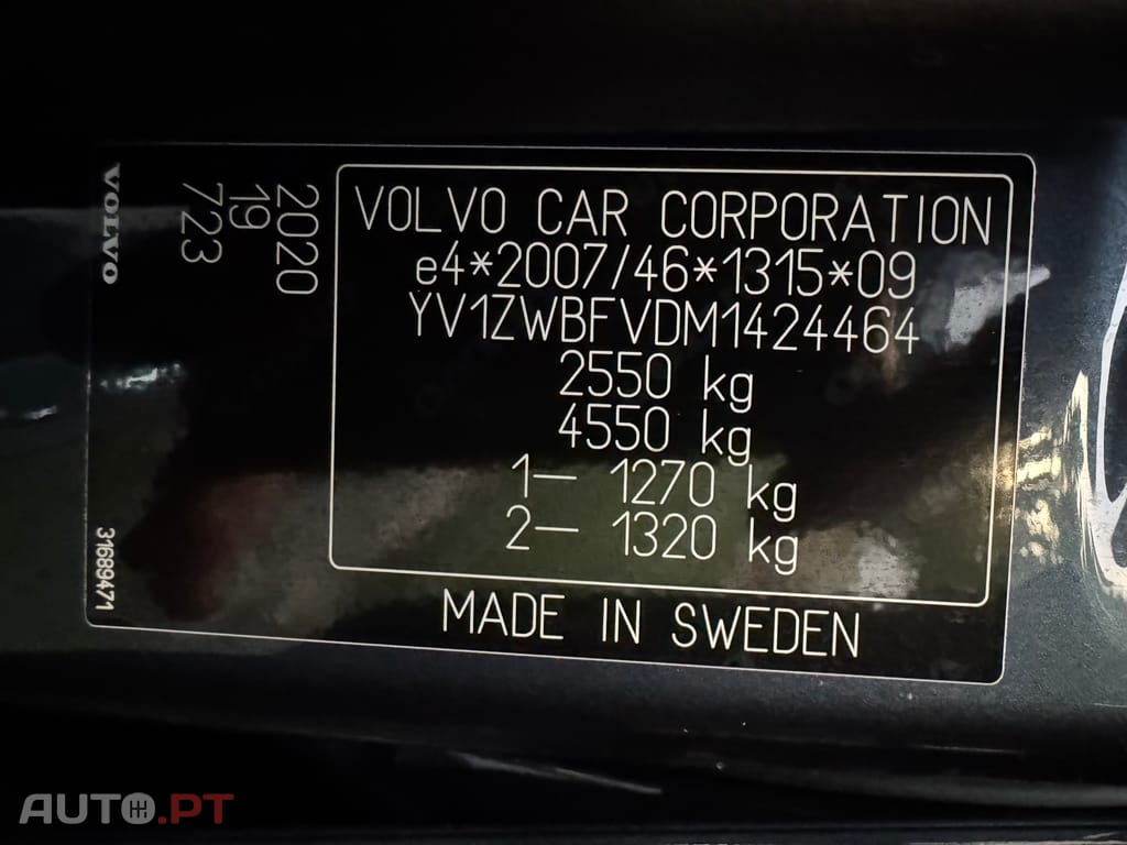 Volvo V60 2.0 T6 AWD TE R-Design Expression