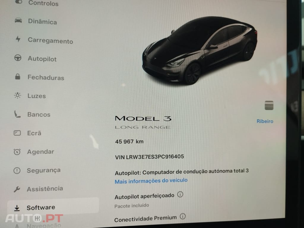 Tesla Model 3 Long Range Tração Traseira