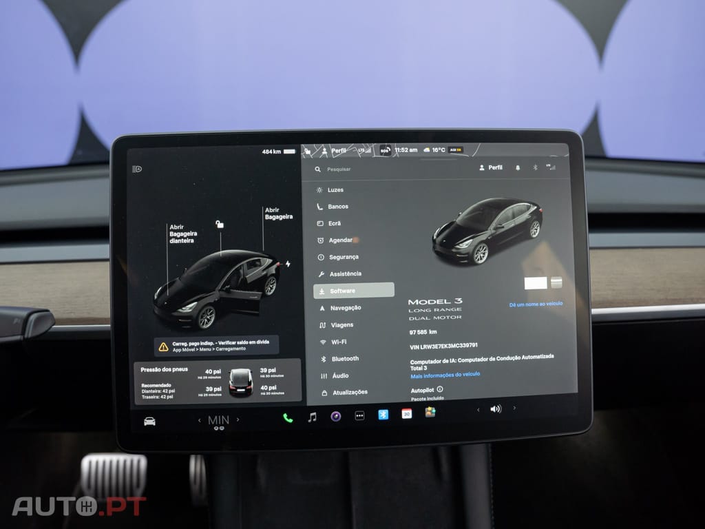 Tesla Model 3 Long Range Tração Integral