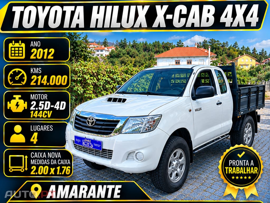 Toyota Hilux X-Cab 4x4 2.5D-4D 144cv