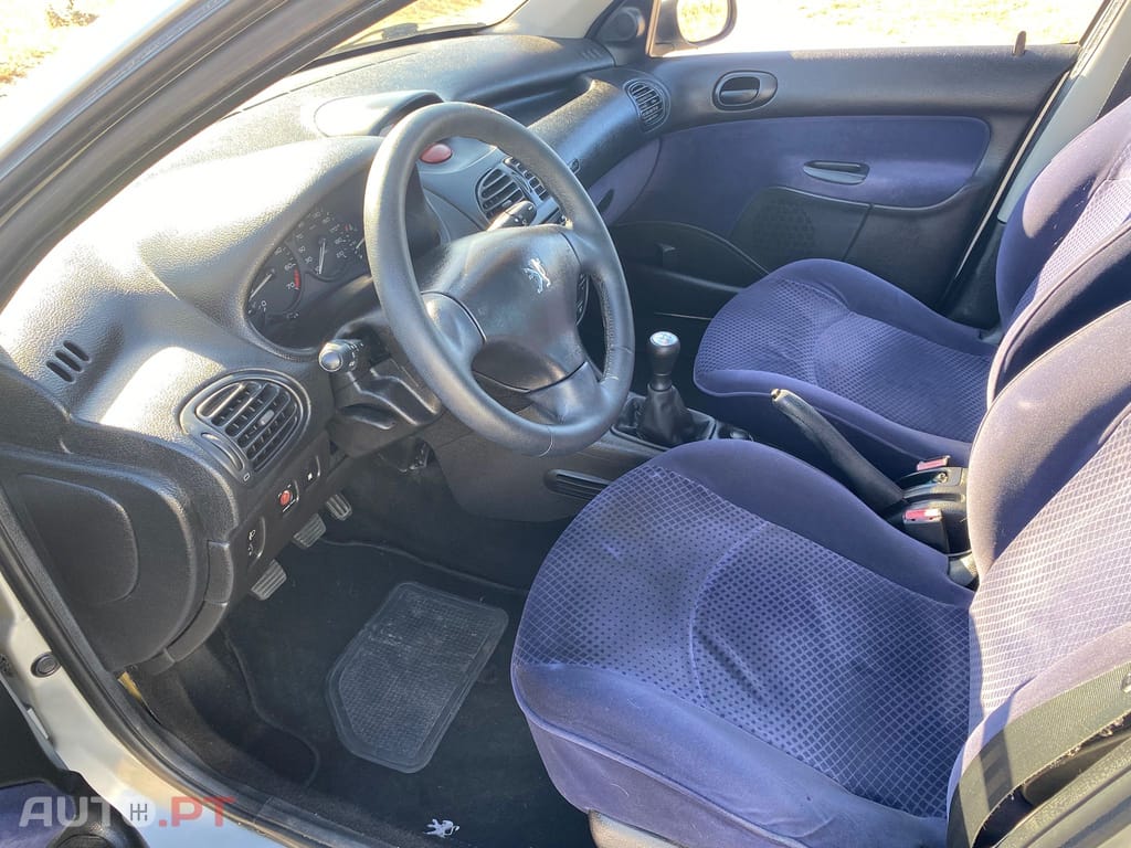 Peugeot 206 black and silver panoramico