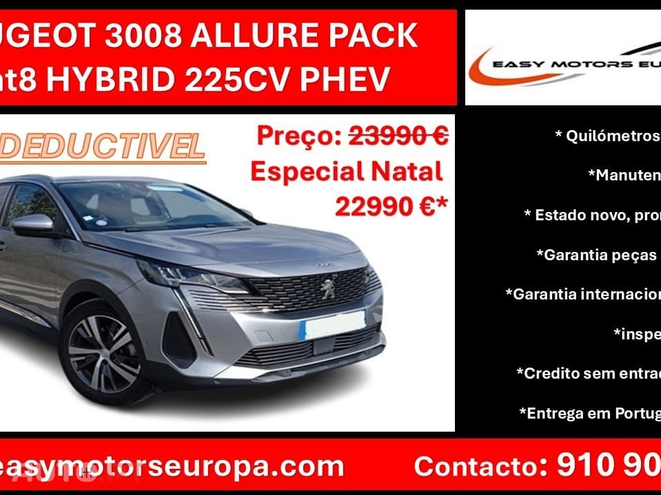 Peugeot 3008 Plug-In Hybrid 225 e-EAT8 Allure Pack