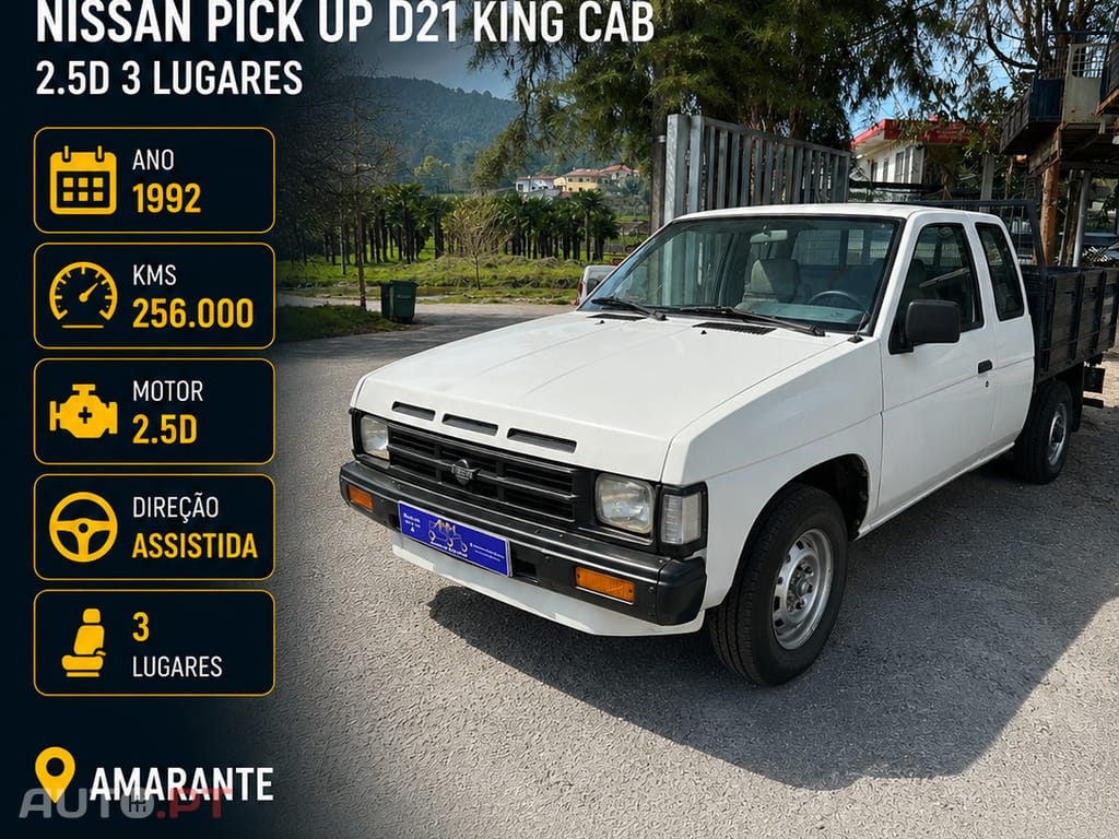 Nissan Pick Up D21 King Cab 2.5D 3Lugares