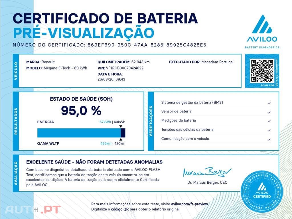 Renault Mégane E-Tech EV60 Techno Optimum Charge