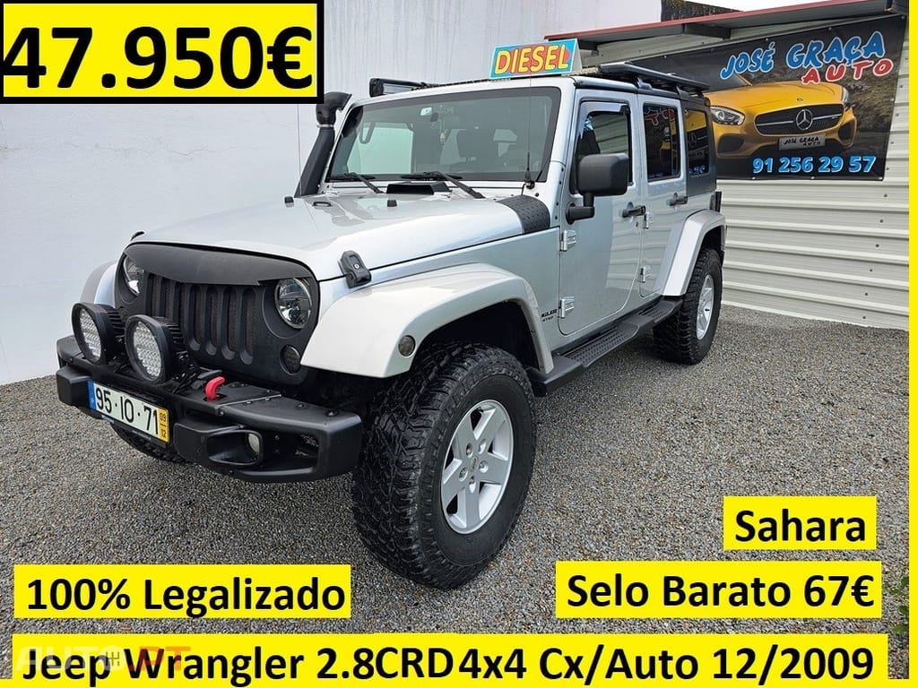 Jeep Wrangler Sahara 200Cv 4X4 Cx/Auto
