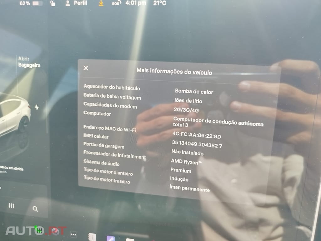 Tesla Model 3 Long Range Tração Integral