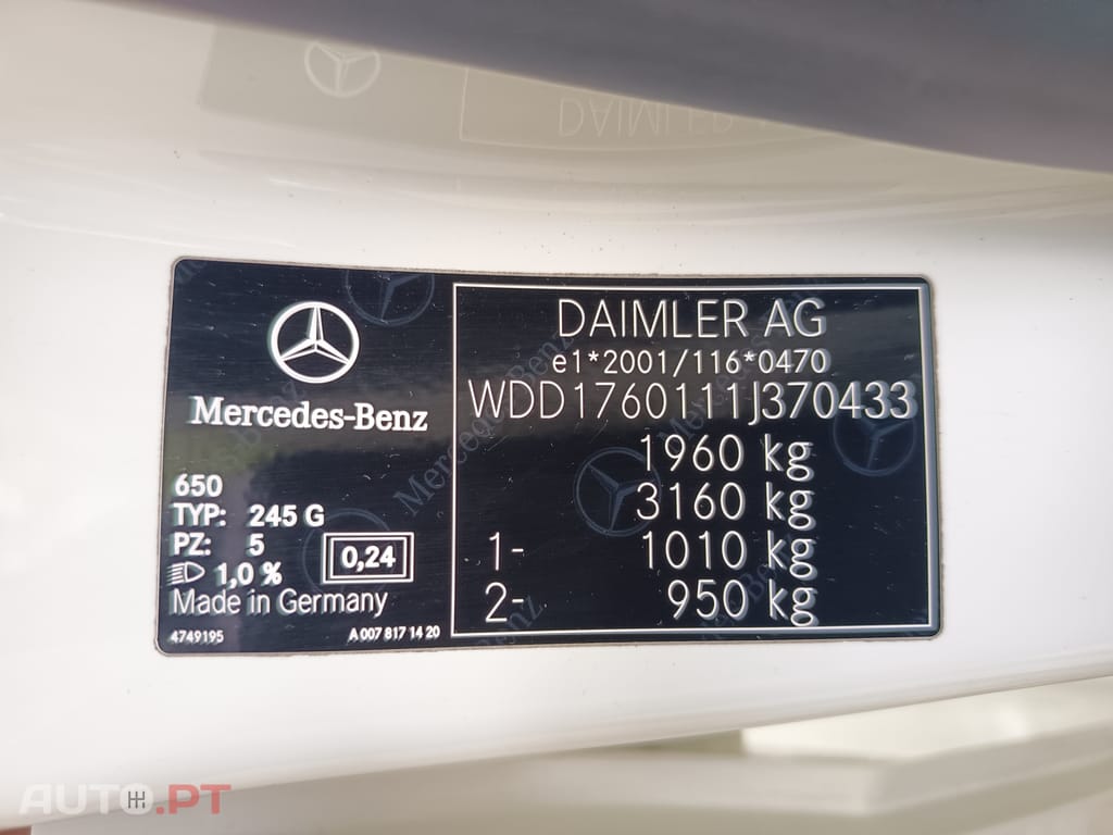 Mercedes-Benz A 160 A 160 Urban