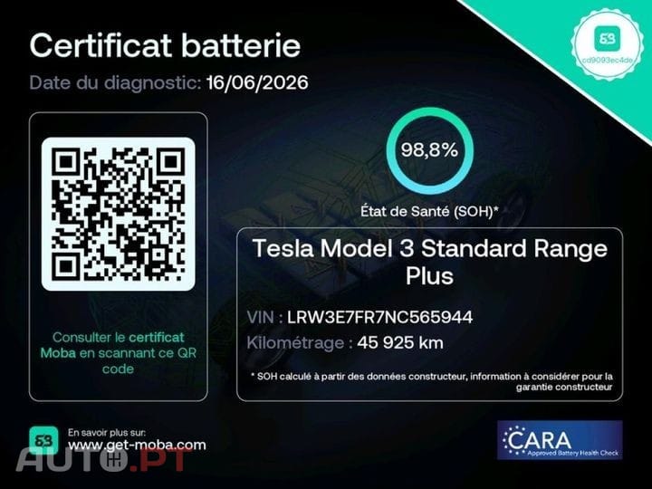 Tesla Model 3 Standard Range Plus RWD — fotografia 2