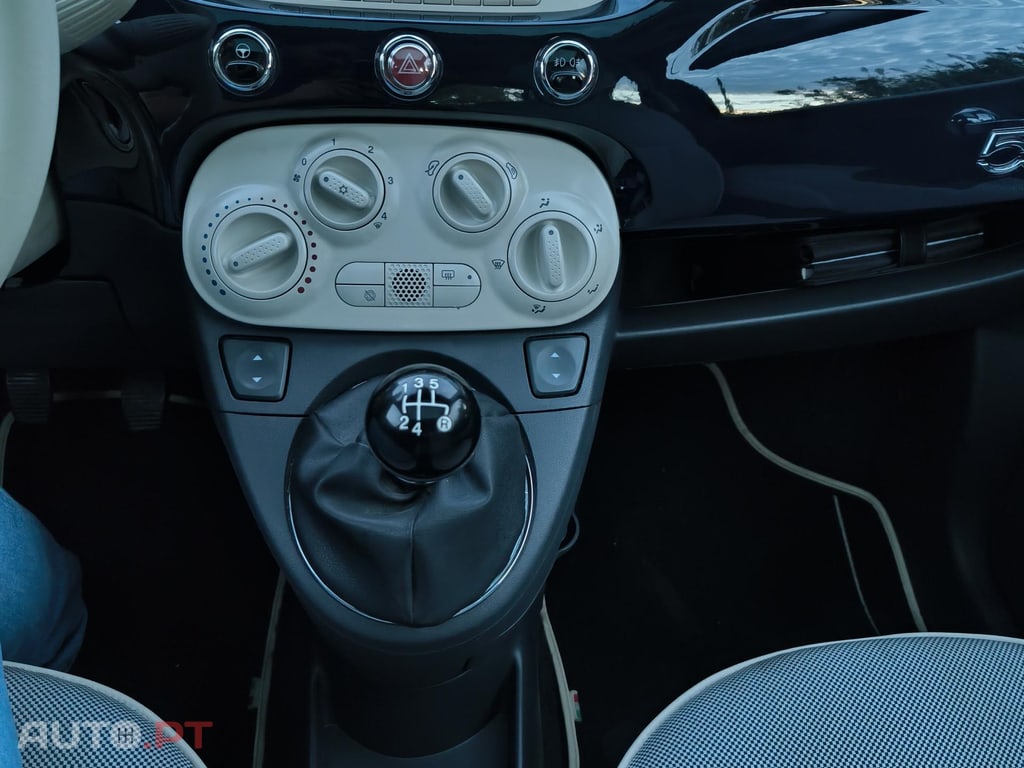 Fiat 500 Teto panorâmico