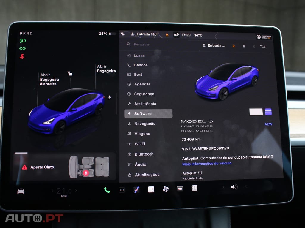 Tesla Model 3 Long Range Tração Integral