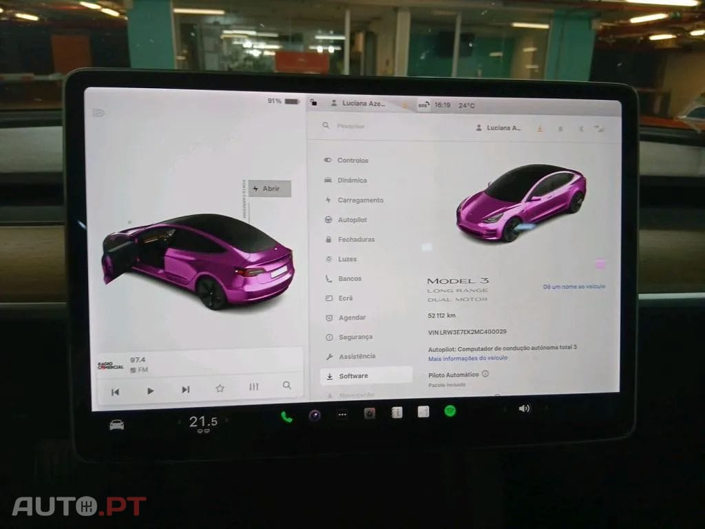 Tesla Model 3 Long Range Tração Integral